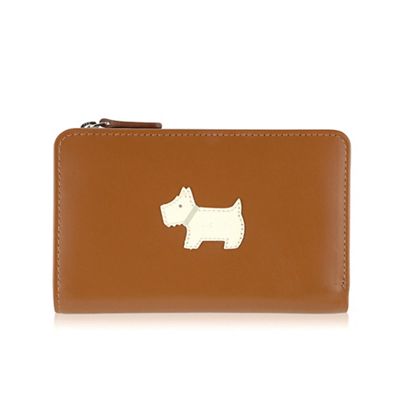 Medium black leather 'Heritage Dog' purse
